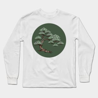 Green Mana Symbol in a Japanese Traditional Style- for fans of Magic the Gathering T-Shirt Long Sleeve T-Shirt